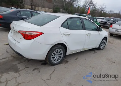 2018 Toyota Corolla Le z USA, uszkodzony, nr VIN 2T1BURHE2JC105017